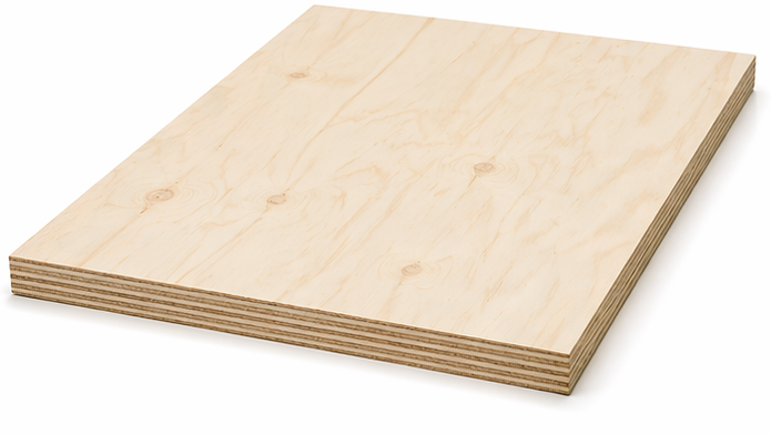 2400 x 1200mm 17mm Imported Non Structural CD Radiata Plywood